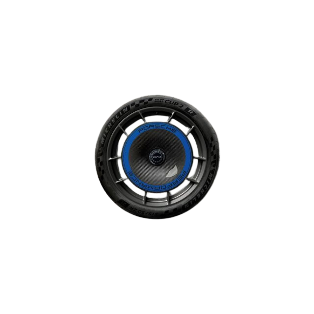 Porsche Decorative Film Wrapping Carbon Aerodisc Shark Blue - 99204485633D5C 99204485633D5C
