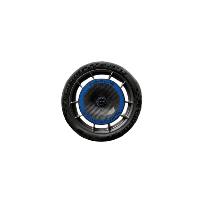 Porsche Decorative Film Wrapping Carbon Aerodisc Shark Blue - 99204485633D5C 99204485633D5C
