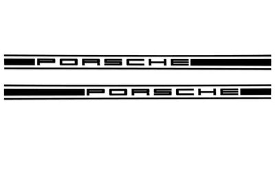 Porsche Decorative Side Logo Porsche Red - 99104480156 - 991 12-18 99104480156