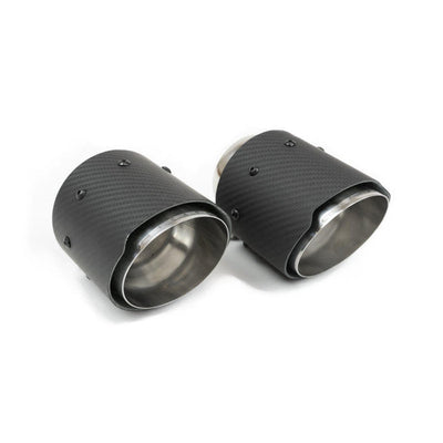 Porsche Deluxe Dual Style Exhaust Tips - 911 | 2022-2025 FS-POR-992GT3-DTCF