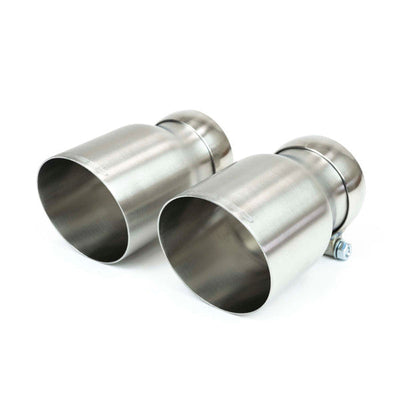 Porsche Deluxe Dual Style Exhaust Tips - 911 | 2022-2025 FS-POR-992GT3-DTCF