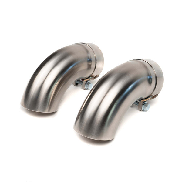 Porsche Deluxe Dual Style Exhaust Tips - 911 | 2022-2025 FS-POR-992GT3-DTCF