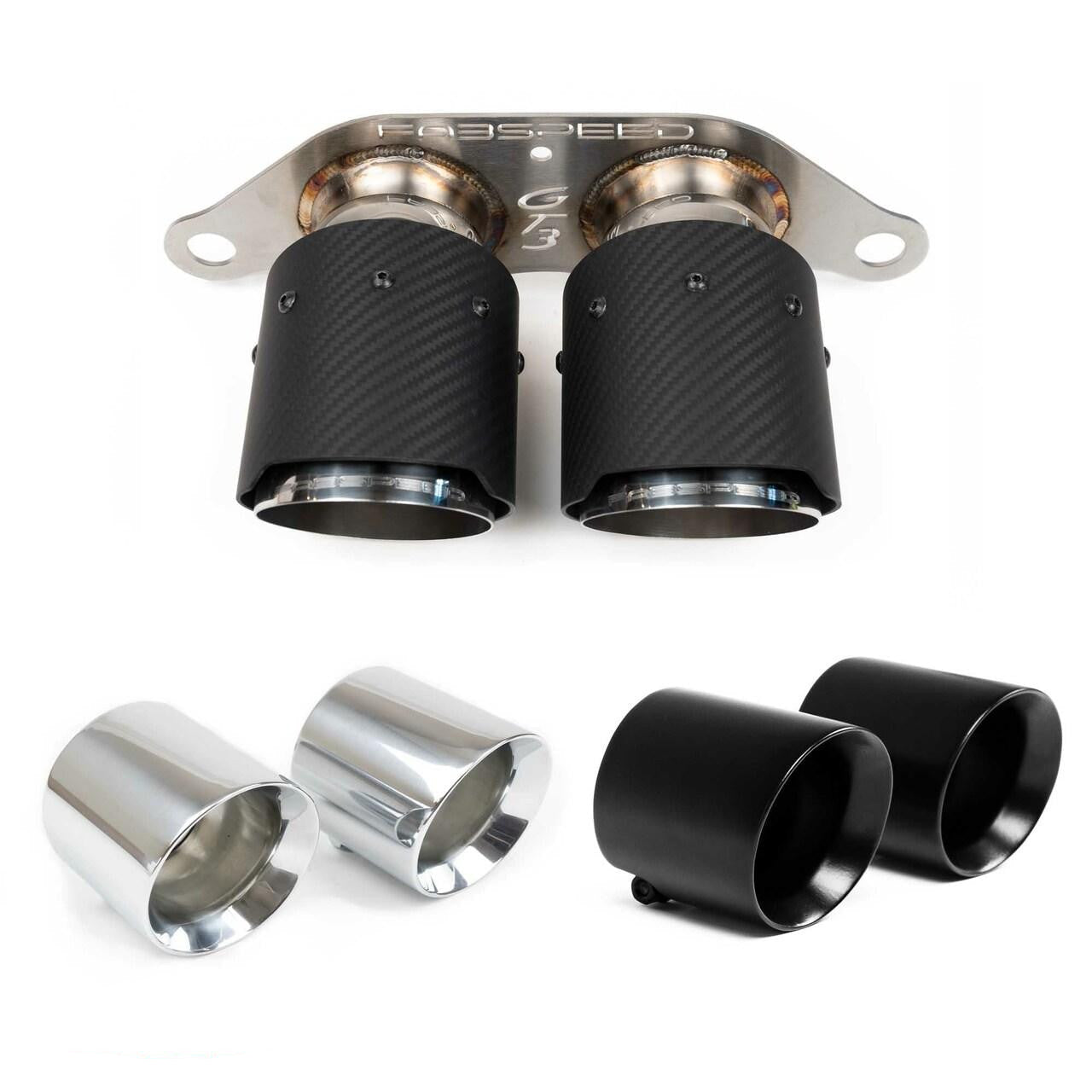 Porsche Deluxe Dual Style Tips - 911 | 2007-2008 FS-POR-997GT3-DLTP