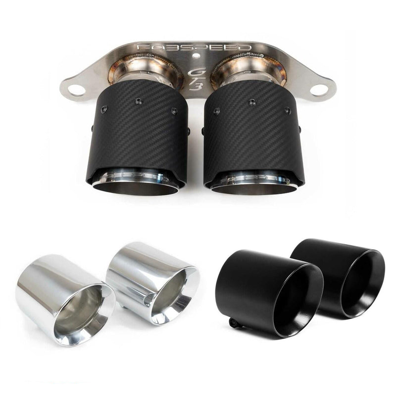 Porsche Deluxe Dual Style Tips - 911 | 2007-2008 FS-POR-997GT3-DLTP