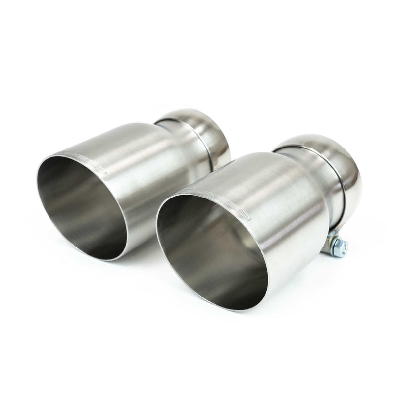 Porsche Deluxe Exhaust Tips - Cayman | Boxster | 2020-2025 FS-POR-718GT4-DTCF