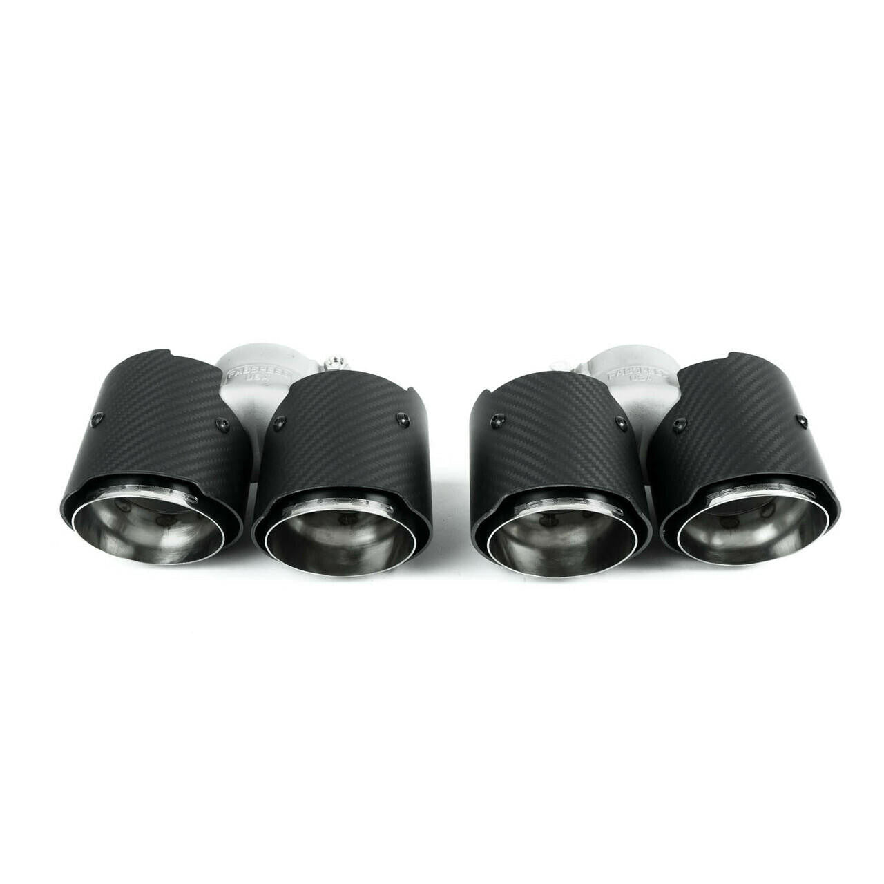 Porsche Deluxe Quad Style Exhaust Tips - 911 | 2017-2019 FS-POR-9912-QDTP