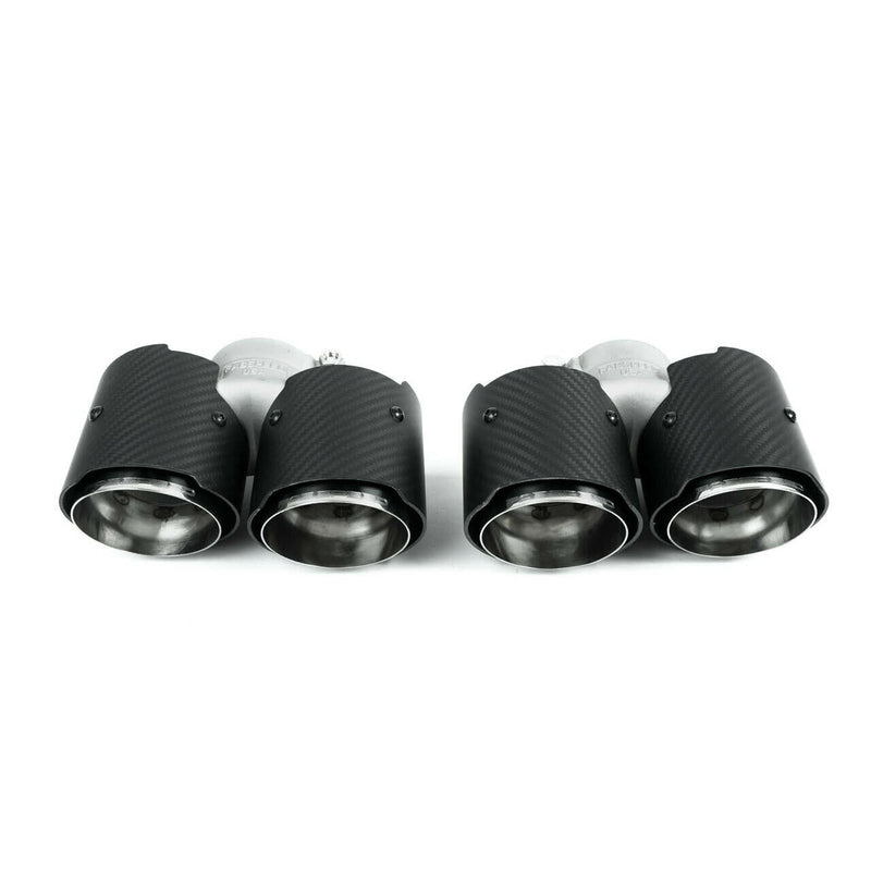 Porsche Deluxe Quad Style Exhaust Tips - 911 | 2017-2019 FS-POR-9912-QDTP