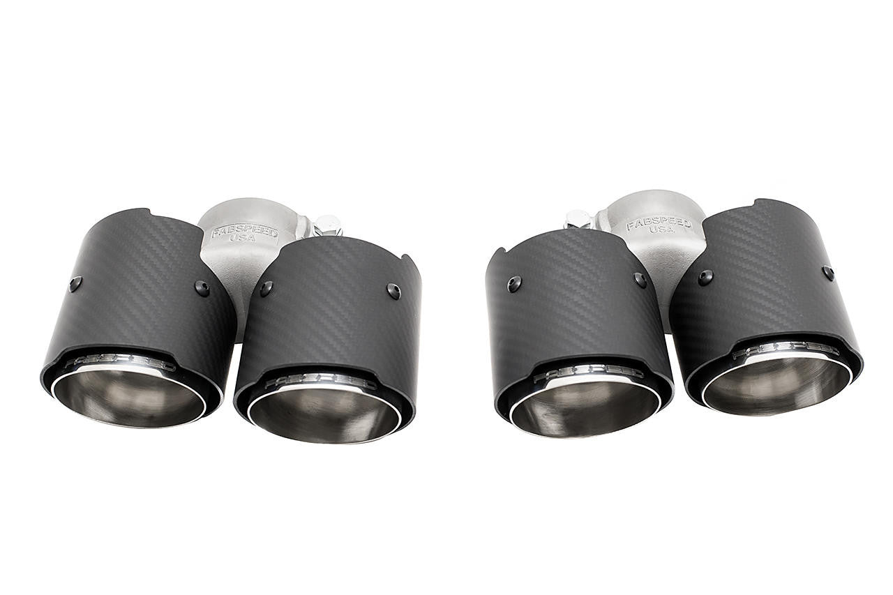 Porsche Deluxe Quad Style Tips - 911 | 2009-2012 FS-POR-9972-QDTP