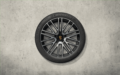 Porsche Design Summer Wheel & Tire - 95B044668J - Macan 15-23 95B044668J