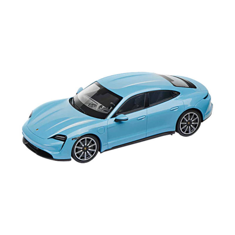 Porsche Diecast Frozen Blue Metallic Black/Slate Grey - Taycan WAP0217810L