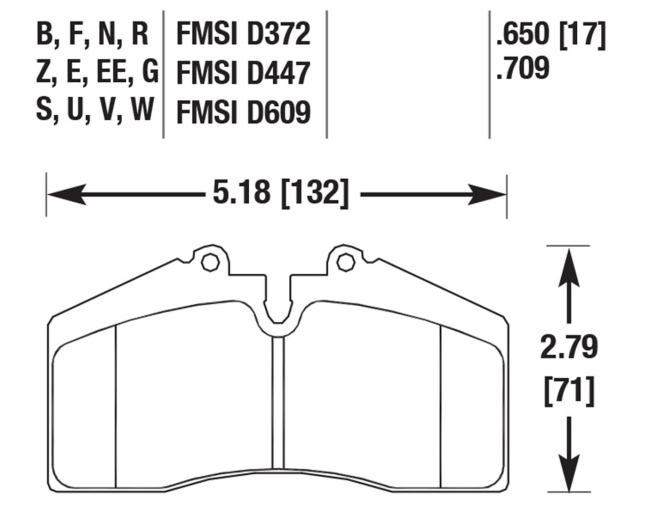 Porsche Disc Brake Pad - 911/928/944/968 86-98