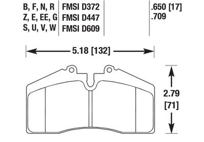 Porsche Disc Brake Pad - 911/928/944/968 86-98