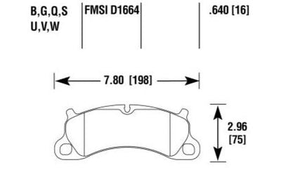 Porsche Disc Brake Pad - 911/Boxster 12-16