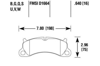 Porsche Disc Brake Pad - 911/Boxster 12-16