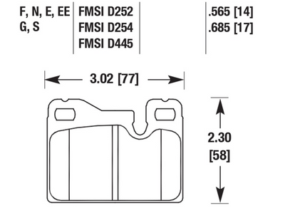 Porsche Disc Brake Pad - 924/928/944 77-95