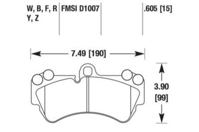 Porsche Disc Brake Pad - Cayenne 04-09