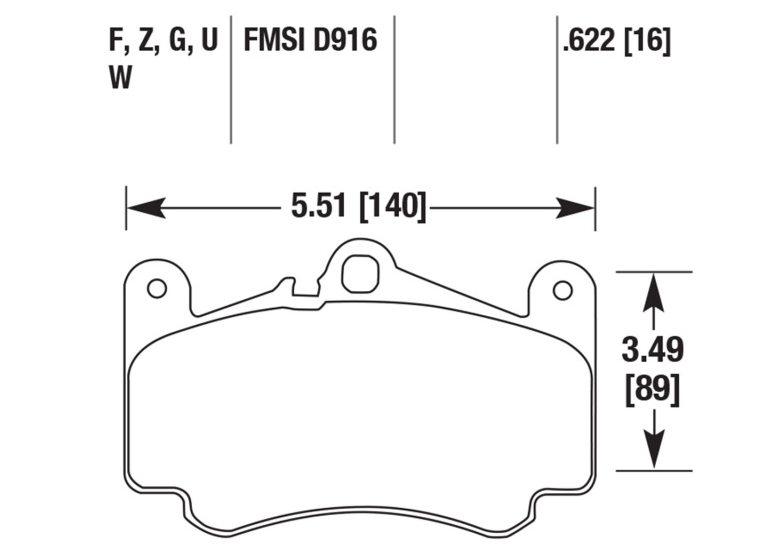 Porsche Disc Brake Pad Front - 911 99-12