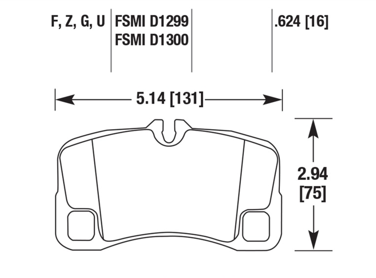 Porsche Disc Brake Pad Front - 911/Boxster 01-13