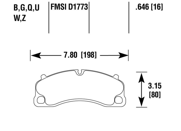 Porsche Disc Brake Pad Front - 911/Cayman 14-19