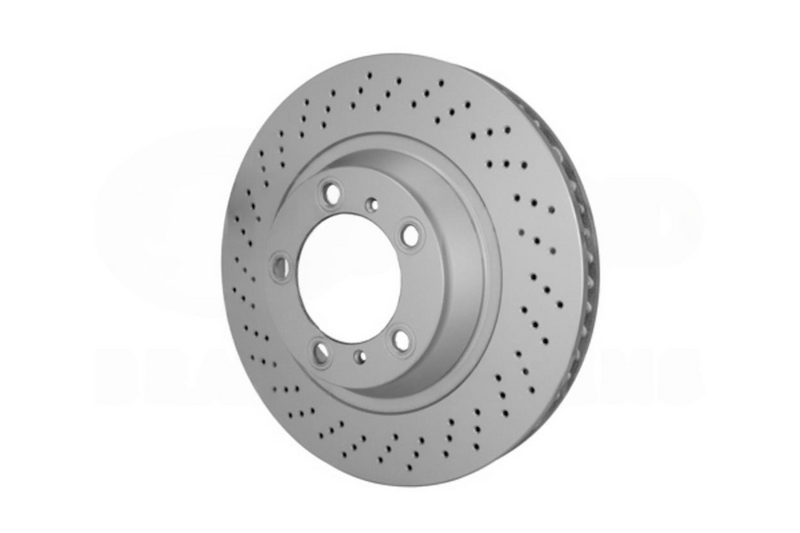Porsche Disc Brake Rotor Front Left - 911/Boxster 12-16 355126921