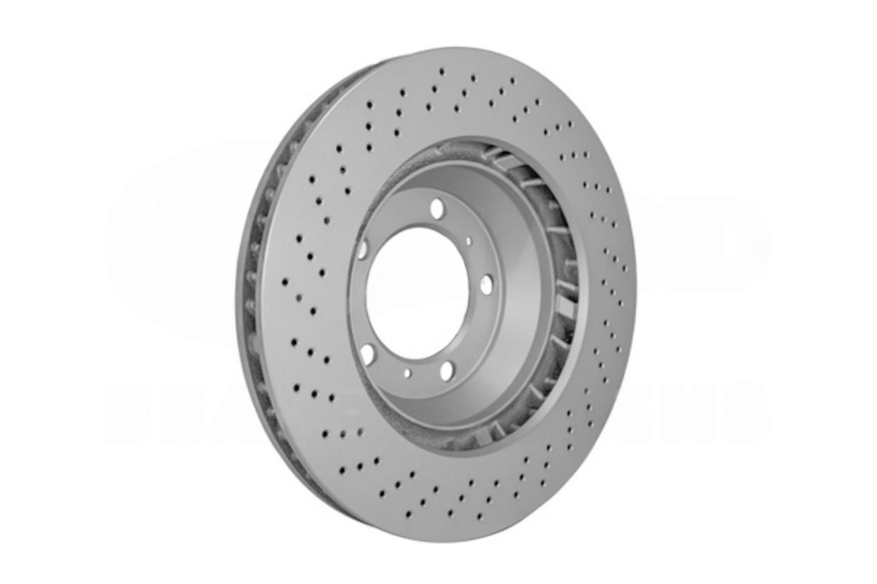 Porsche Disc Brake Rotor Front Right - 911/Boxster 12-16 355126931