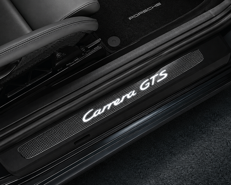 Porsche Door Entry Guards - Carbon Illuminated - 991 - Carrera GTS | 2012-2018 99104480234