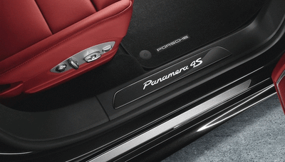Porsche Door Entry Guards In Carbon - 97004480038 - Panamera 97004480038