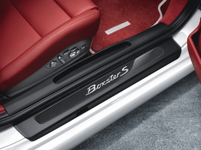 Porsche Door Entry Guards In Carbon - 98104480020 - 981 - 982 12-23 98104480020