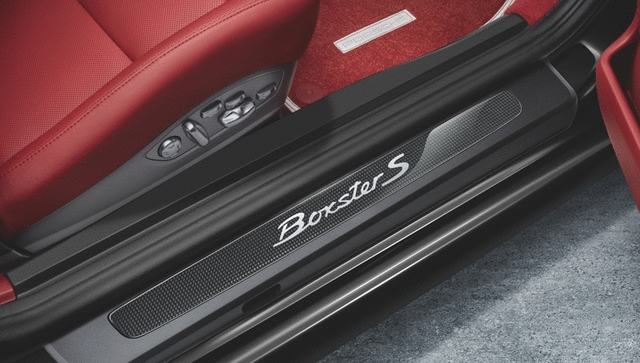 Porsche Door Entry Guards In Carbon - 98104480024 - 981 - 982 12-23 98104480024