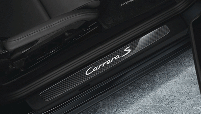 Porsche Door Entry Guards In Carbon - 99104480221 - 991 12-18 99104480221