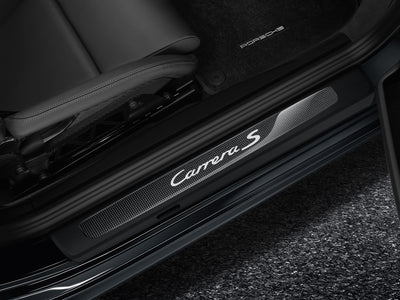 Porsche Door Entry Guards In Carbon - 99104480224 - 991 12-18 99104480224