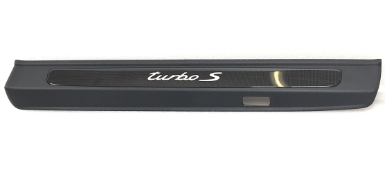 Porsche Door Entry Guards In Carbon Illuminated Turbo S - 99104480037 - 991 12-18 99104480037