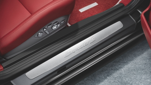 Porsche Door Entry Guards In Stainless Steel - 98104480004 - 981 - 982 12-23 98104480004