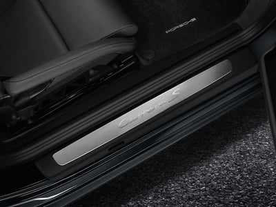 Porsche Door Entry Guards In Stainless Steel - 99104480201 - 991 12-18 99104480201