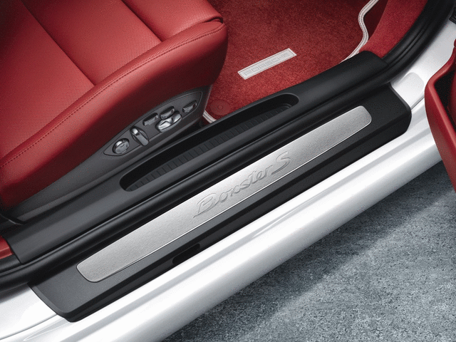 Porsche Door Entry Guards In Stainless Steel - 98104480000 - 981 - 982 12-23 98104480000