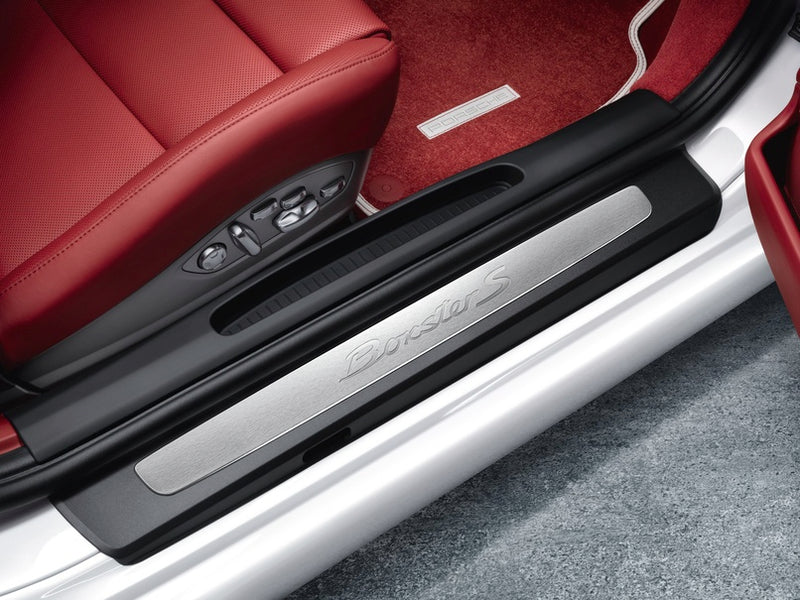 Porsche Door Entry Guards In Stainless Steel - 98104480001 - 981 - 982 12-23 98104480001