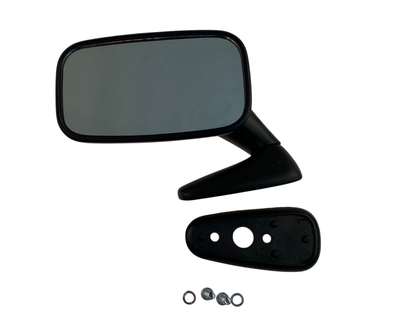 Porsche Door Mirror - Left - Black - 911 | 1972-1973 911-731-013-06