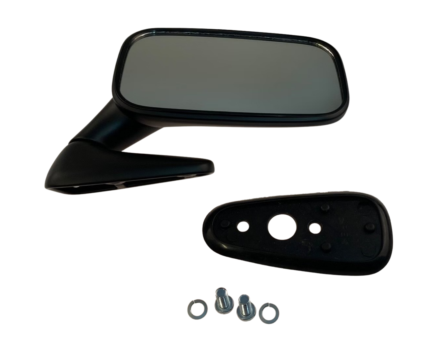 Porsche Door Mirror - Right - Black - 911 | 1972-1973 911-731-014-06