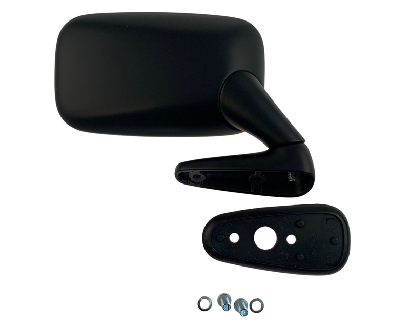 Porsche Door Mirror - Right - Black - 911 | 1972-1973 911-731-014-06