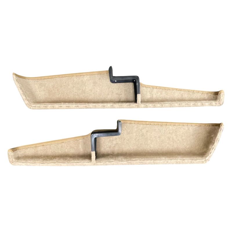 Porsche Door Pocket Set - Tan Carpet - 911/912/930/964 74-94 911-555-SET-02