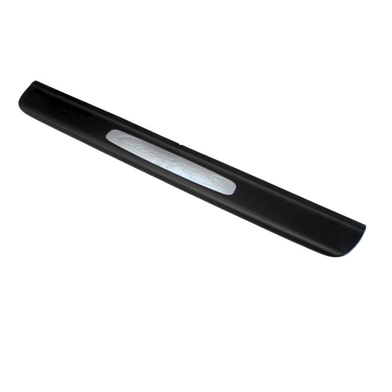 Porsche Door Sill Plate Black - 911 05-12