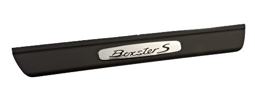 Porsche Door Sill Plate Boxster S Black - Boxster 2004 98655130301A03