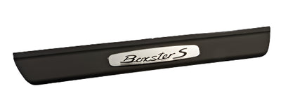 Porsche Door Sill Plate Boxster S Black - Boxster 2004 98655130301A03