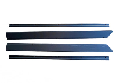 Porsche Door Step Plate Threshold Set - Black 65-73 SMC-901-551-50