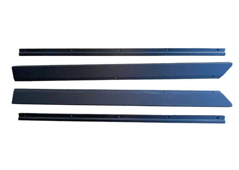 Porsche Door Step Plate Threshold Set - Black 65-73 SMC-901-551-50