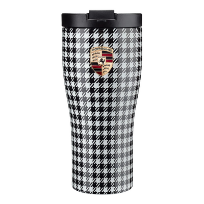 Porsche Double Walled Pepita Thermos Travel Cup - 460 ml