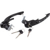 Porsche Drilled Black w/ Lock and Keys - L & R Outer - 911 - 912 1687101310