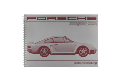 Porsche Driver’s Manual French - 959 1987 WKD-959-030-87