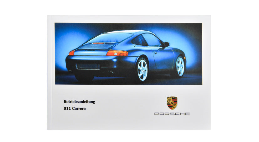 Porsche Driver’s Manual German - 911 1999 WKD-996-110-99
