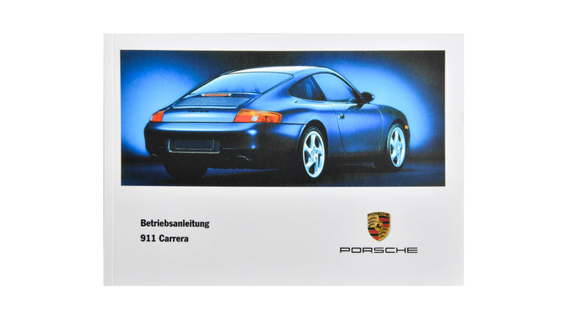 Porsche Driver’s Manual German - 911 1999 WKD-996-110-99
